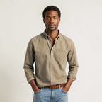 Men’s Classic Long Sleeve Button-Up Casual Shirt