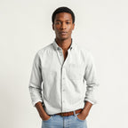 Men’s Classic Long Sleeve Button-Up Casual Shirt