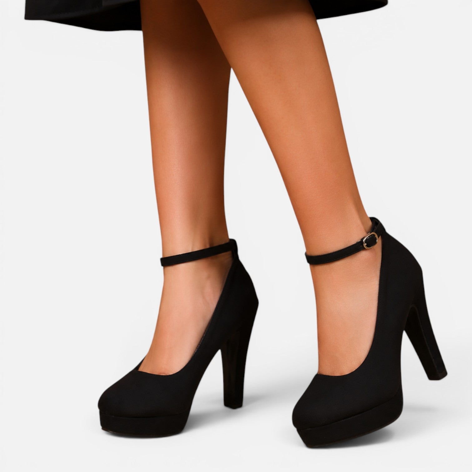 Felorro | Women’s Black Platform Heels for Wedding & Evening Wear