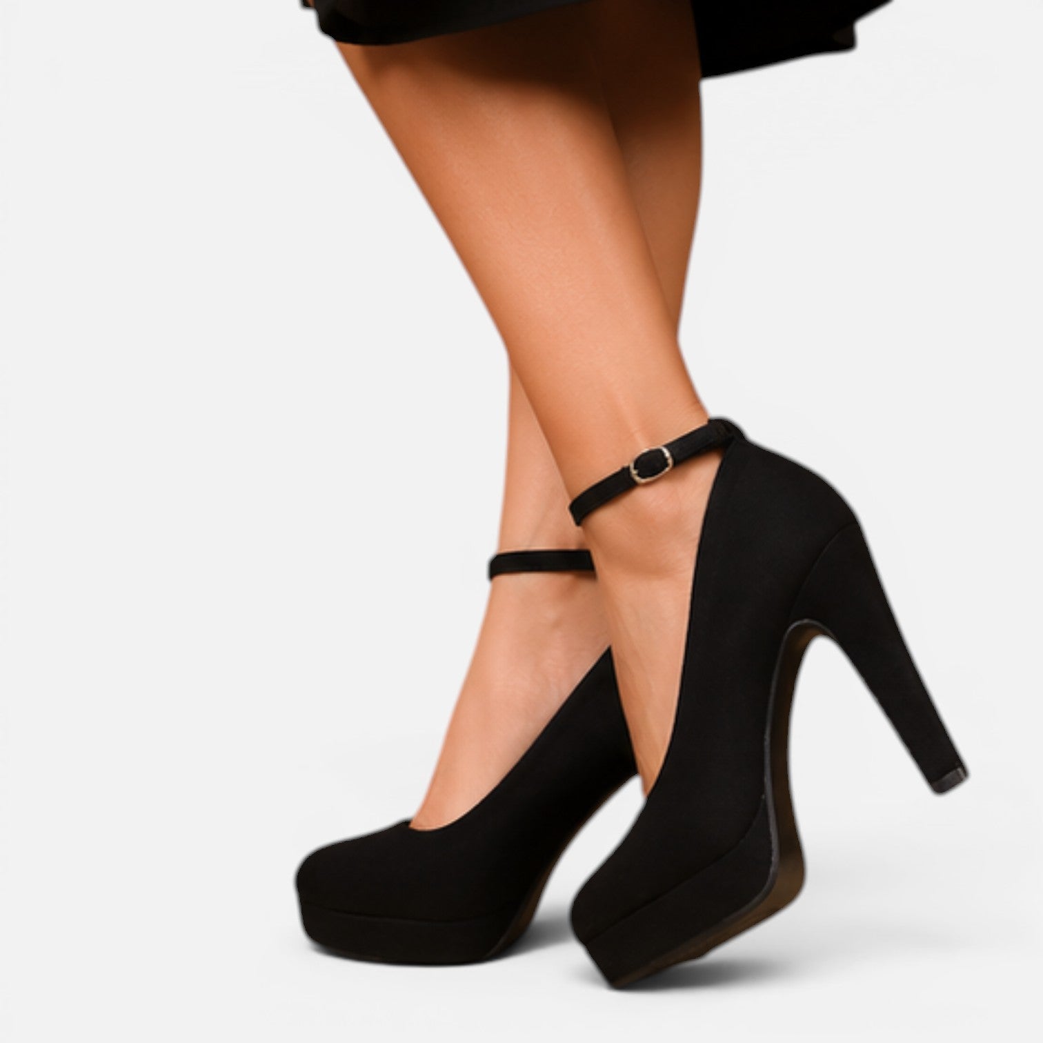 Felorro | Women’s Black Platform Heels for Wedding & Evening Wear