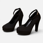 Felorro | Women’s Black Platform Heels for Wedding & Evening Wear
