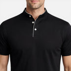 Men’s Short Sleeve Henley Shirt Soft Cotton Slim Fit Casual