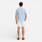 Men’s Short Sleeve Henley Shirt Slim Fit Cotton Summer Casual