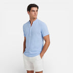 Men’s Short Sleeve Henley Shirt Slim Fit Cotton Summer Casual