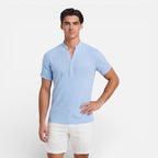 Men’s Short Sleeve Henley Shirt Slim Fit Cotton Summer Casual
