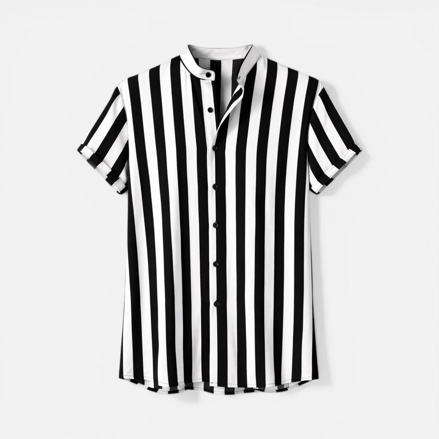 Felorro | Men’s Lightweight Summer Shirt Vertical Stripe Slim Fit