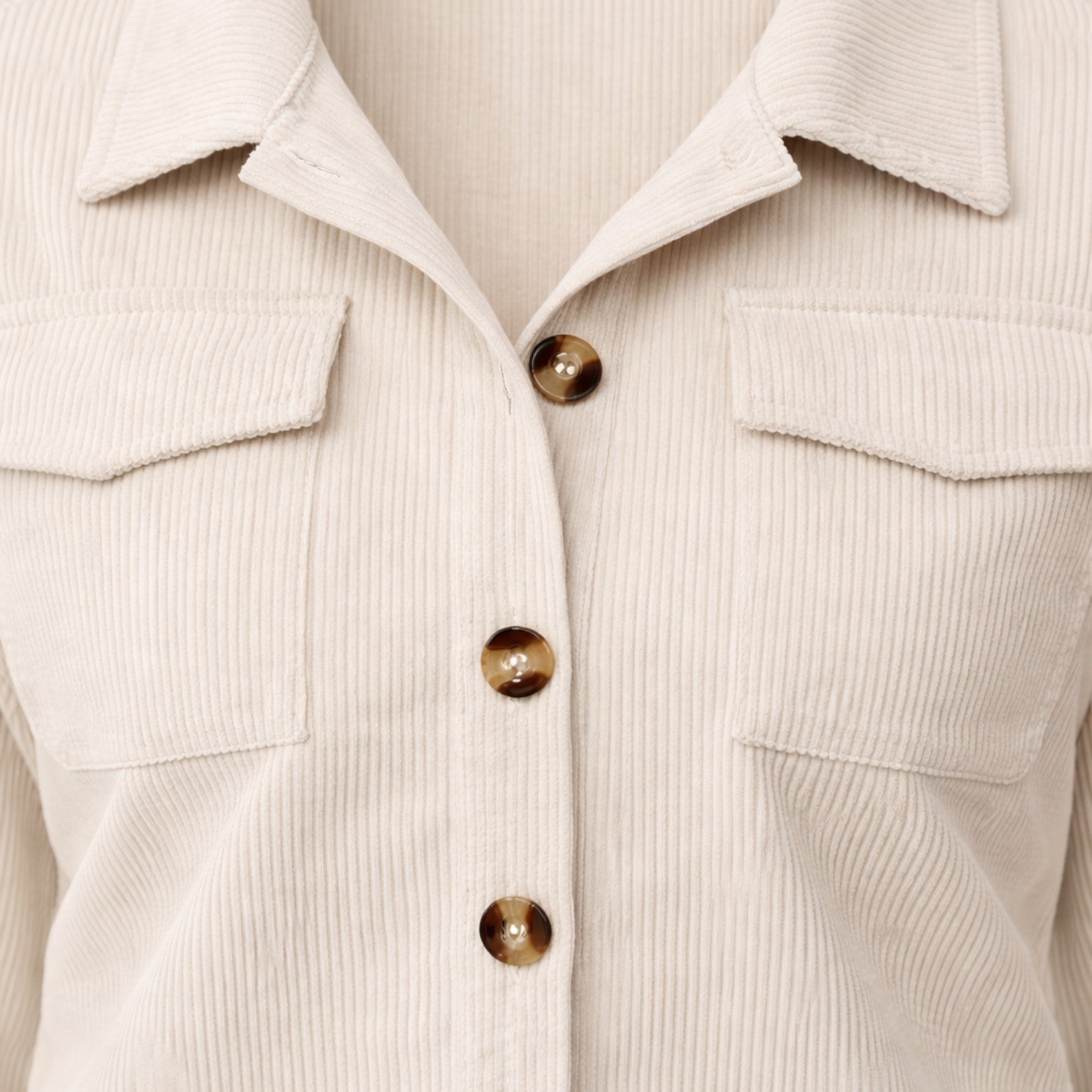 Women’s Cropped Cotton Jacket Classic Tailored Everyday Style