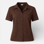 Women’s Button-Up Shirt Classic Short Sleeve