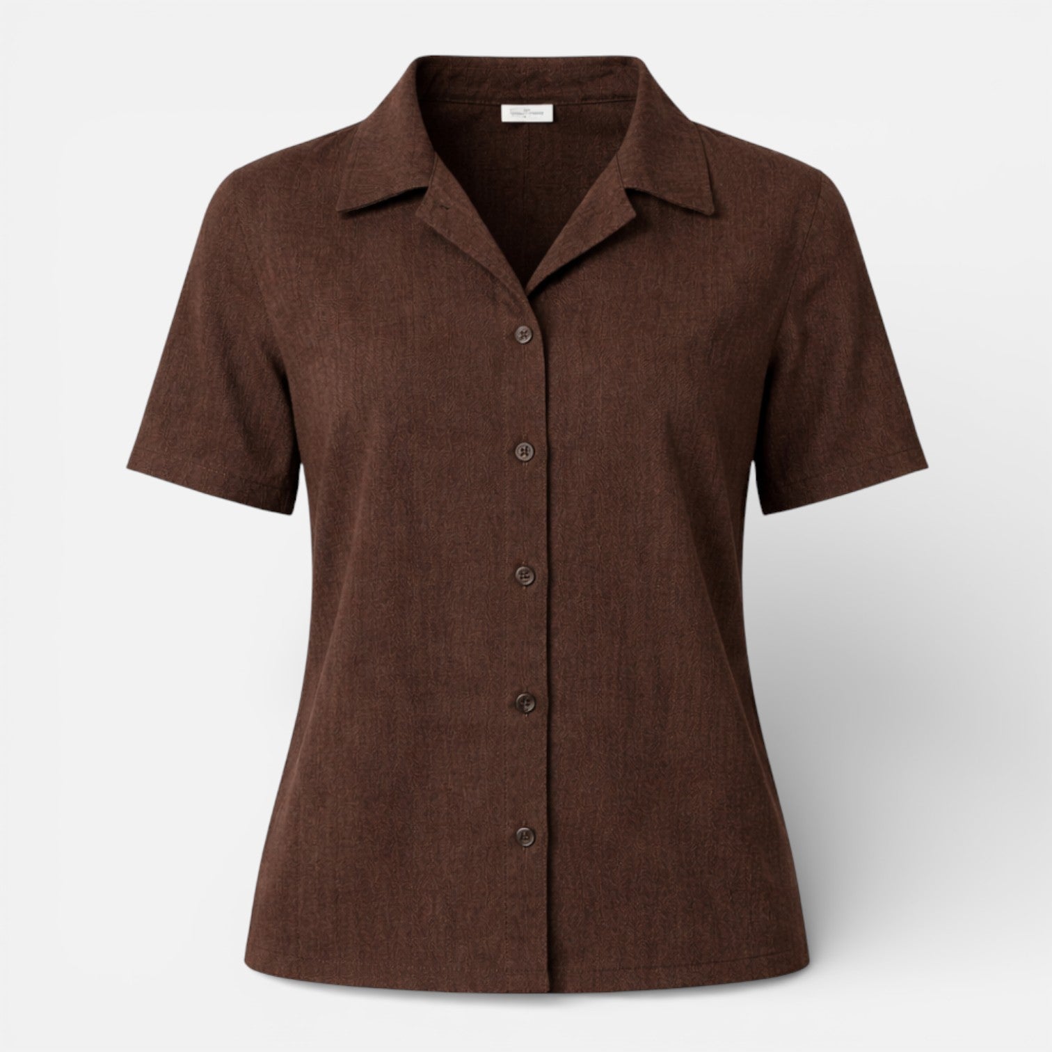 Women’s Button-Up Shirt Classic Short Sleeve