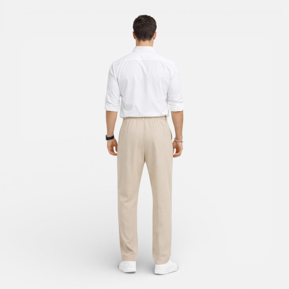 Men’s Trousers Classic Fit Elegant Tailored Style