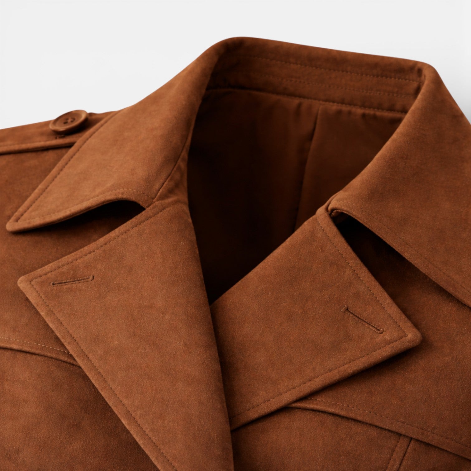 Women’s Brown Summer Jacket Lightweight Trench Style