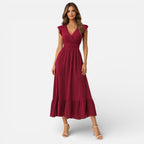Women’s Sleeveless Maxi Dress Flowy Fit Timeless Style