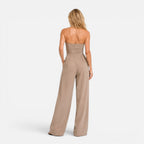 Felorro | Women’s Strapless Wide Leg Jumpsuit