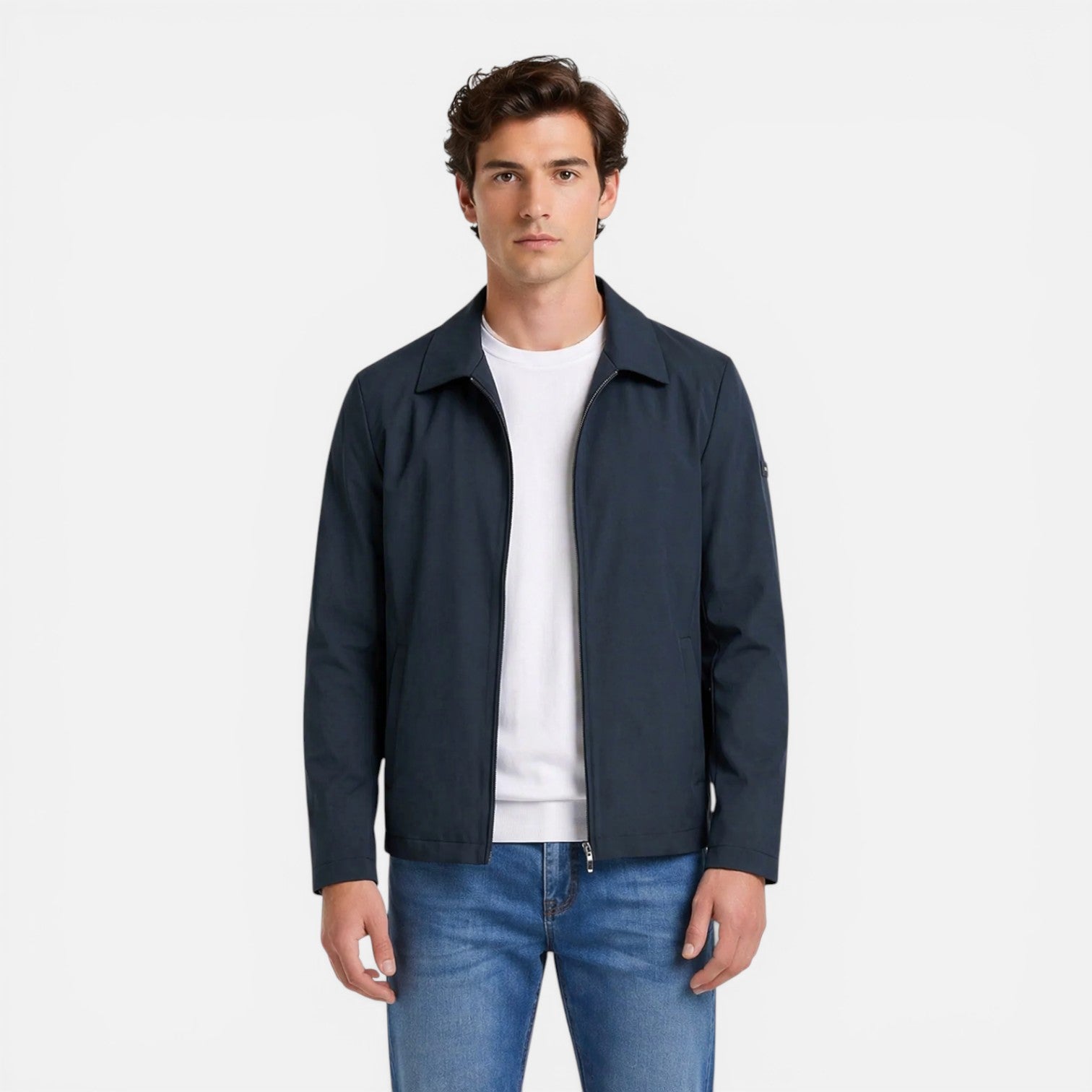Felorro | Men’s Harrington Jacket Lightweight Zip Smart Casual Coat