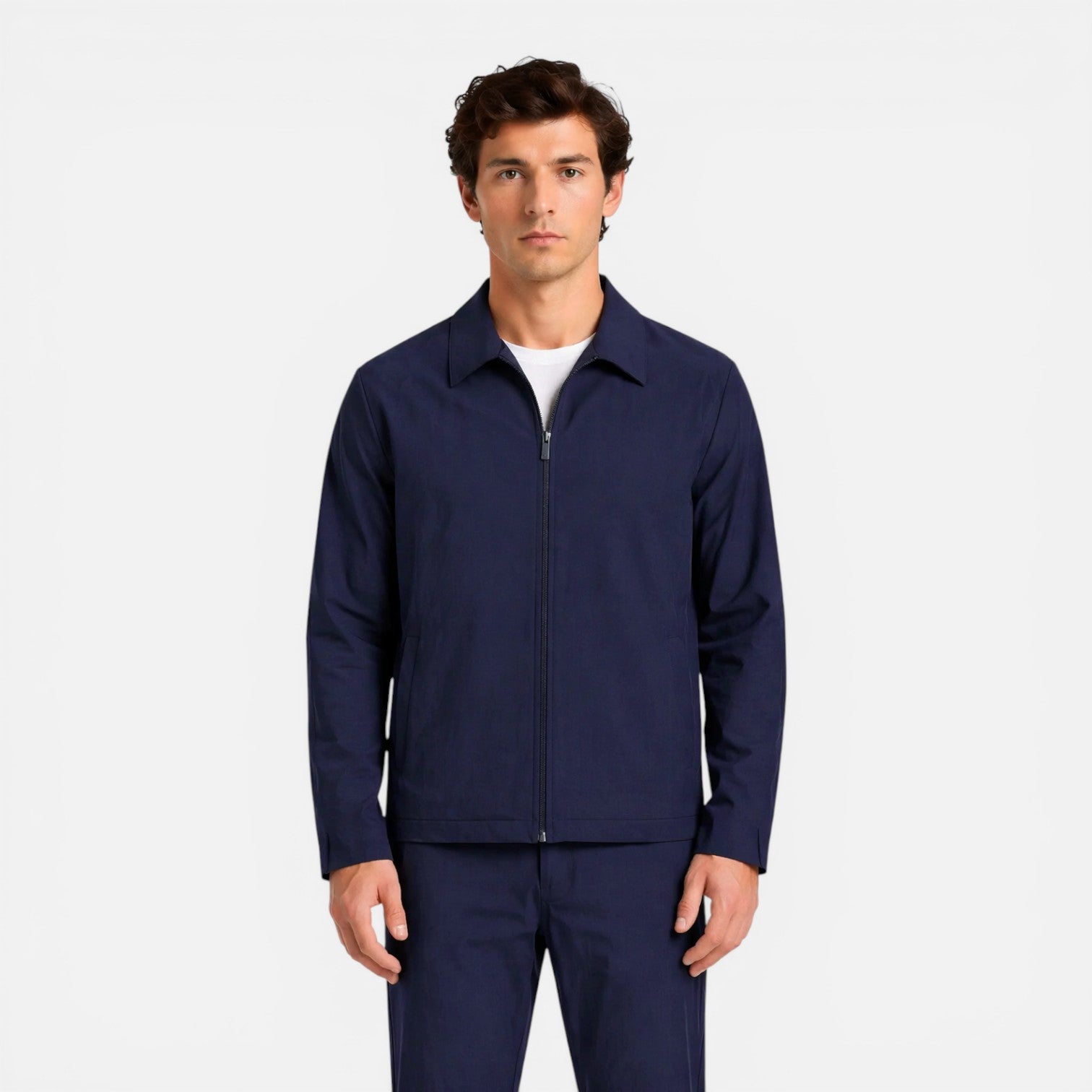 Felorro | Men’s Harrington Jacket Lightweight Zip Smart Casual Coat