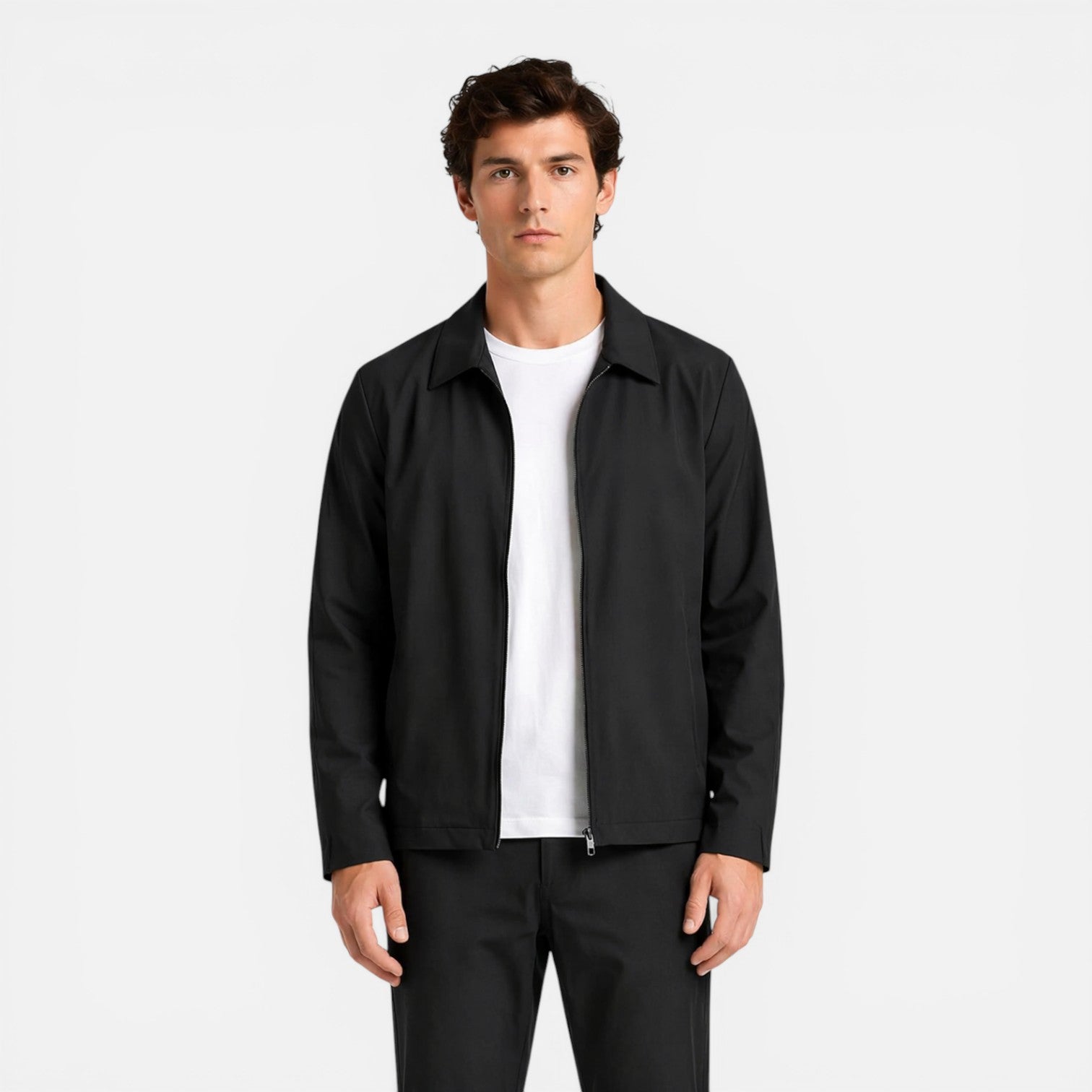 Felorro | Men’s Harrington Jacket Lightweight Zip Smart Casual Coat