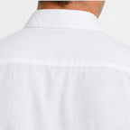 Felorro | Men’s Linen Shirt Breathable Comfort Short Sleeve Classic Fit