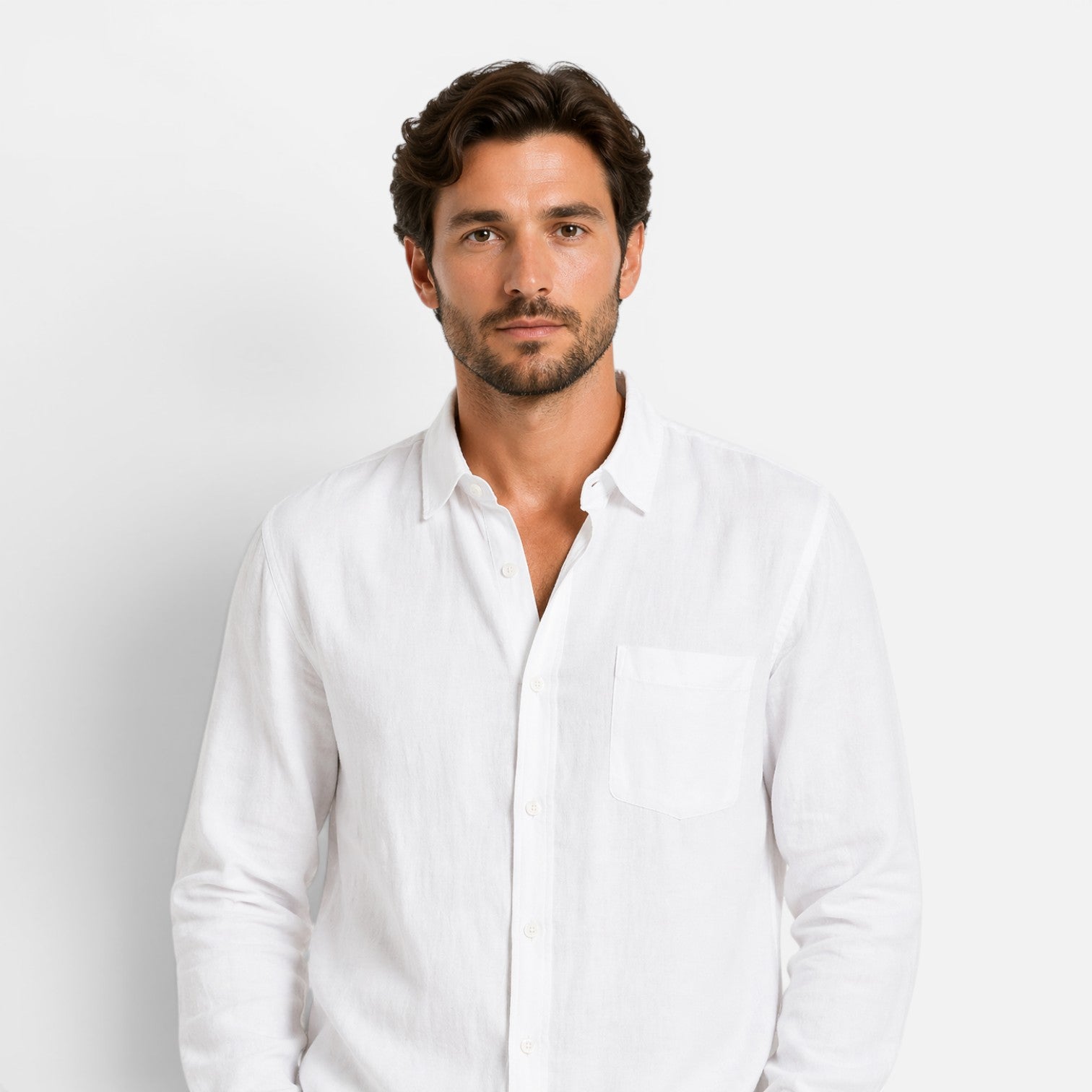 Felorro | Men’s Linen Set Summer Outfit Breathable Lightweight Two Piece