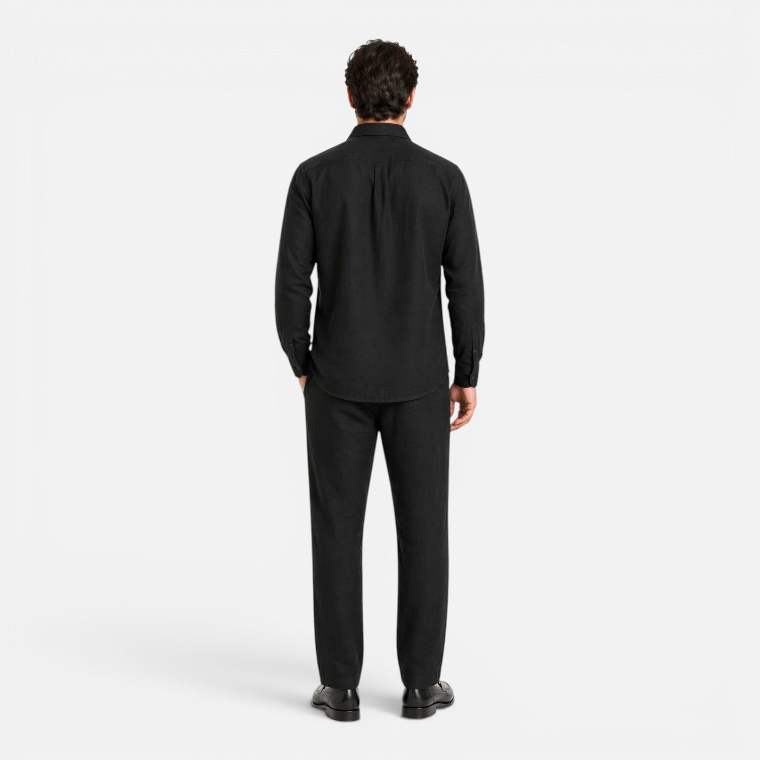 Felorro | Men’s Linen Set Summer Outfit Breathable Lightweight Two Piece