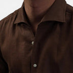 Felorro | Men’s Linen Shirt Slim Fit Summer Lightweight Business Casual