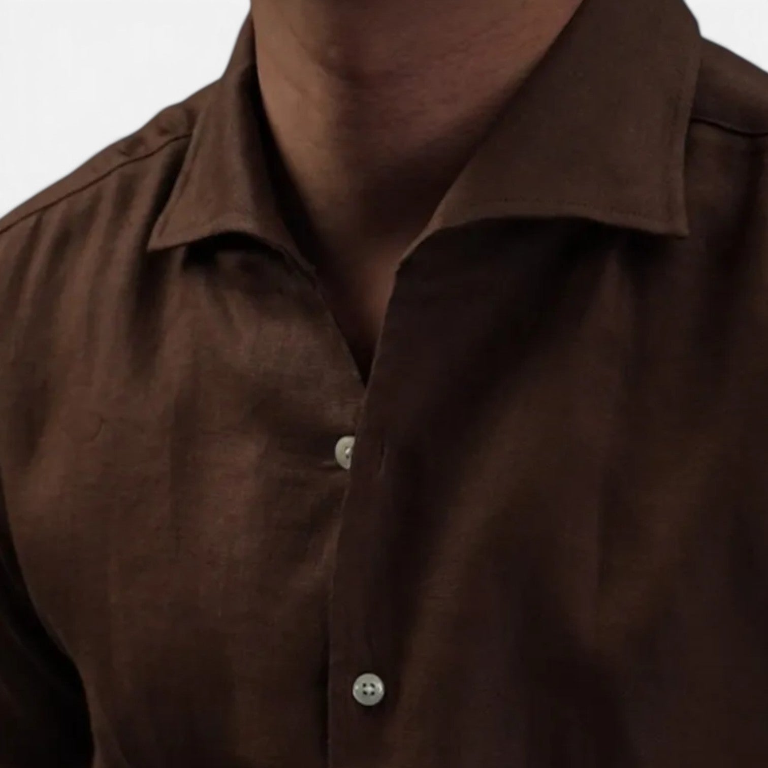 Felorro | Men’s Linen Shirt Slim Fit Summer Lightweight Business Casual