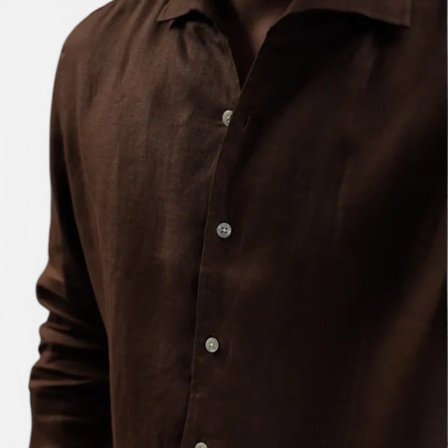Felorro | Men’s Linen Shirt Slim Fit Summer Lightweight Business Casual