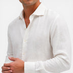Felorro | Men’s Linen Shirt Slim Fit Summer Lightweight Business Casual
