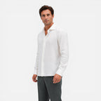 Felorro | Men’s Linen Shirt Slim Fit Summer Lightweight Business Casual