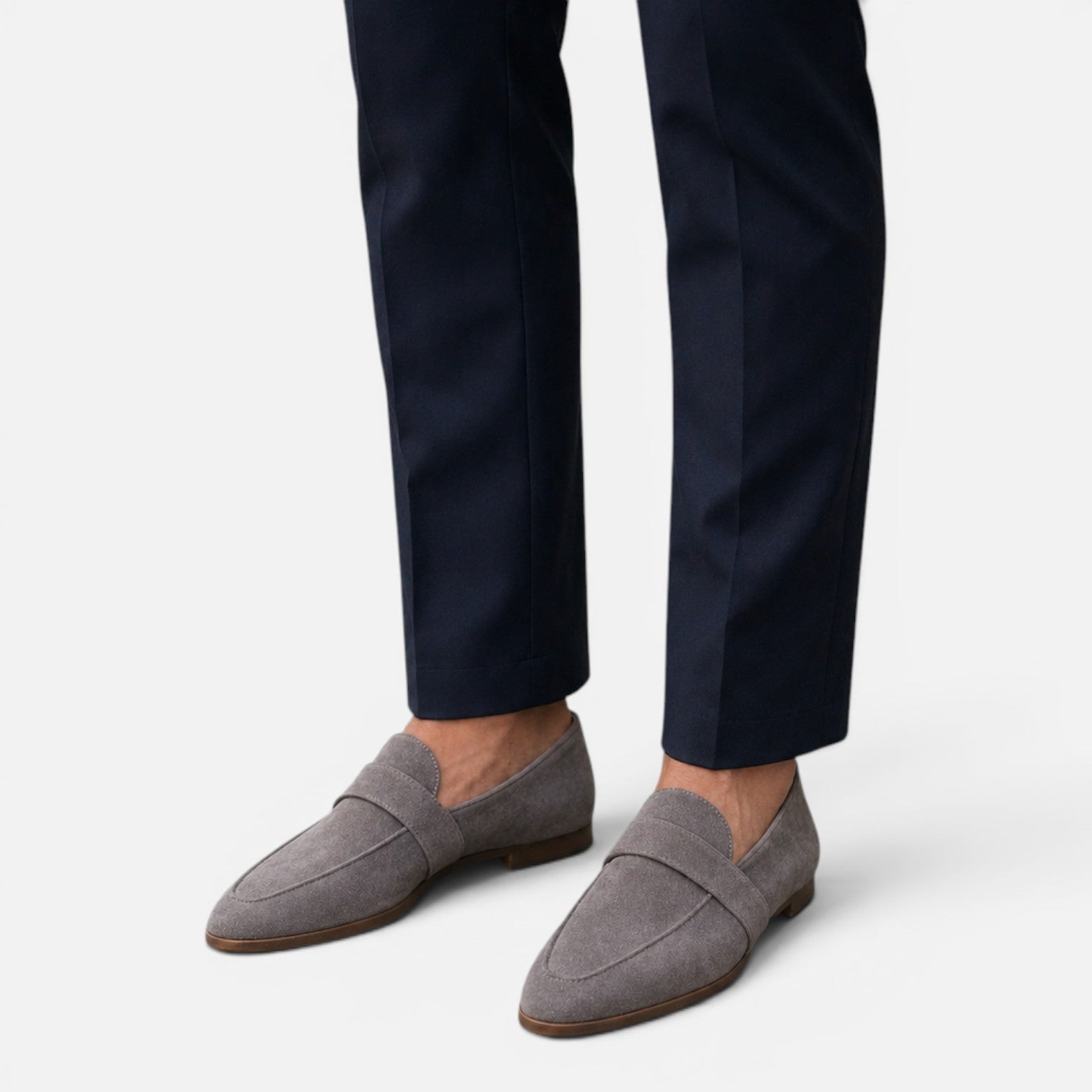 Felorro | Women’s Suede Pointed Toe Loafers Classic Comfort Slip-On