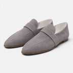 Felorro | Women’s Suede Pointed Toe Loafers Classic Comfort Slip-On