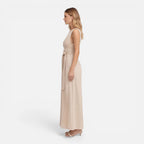 Felorro | Women’s Summer Maxi Dress Elegant Twist Waist Sleeveless