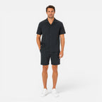 Felorro | Men’s Textured Shirt and Shorts Set Lightweight Summer Outfit