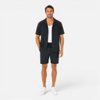 Felorro | Men’s Textured Shirt and Shorts Set Lightweight Summer Outfit