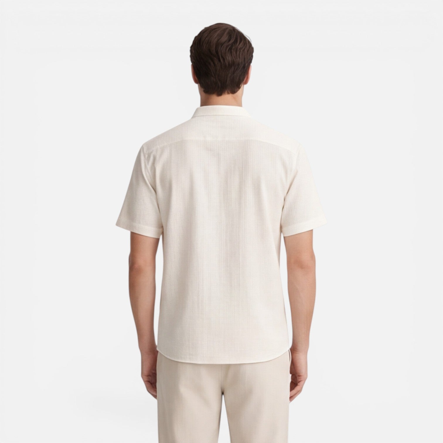 Felorro | Men’s Casual 2 Piece Set Short Sleeve Shirt Pants