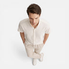 Felorro | Men’s Casual 2 Piece Set Short Sleeve Shirt Pants