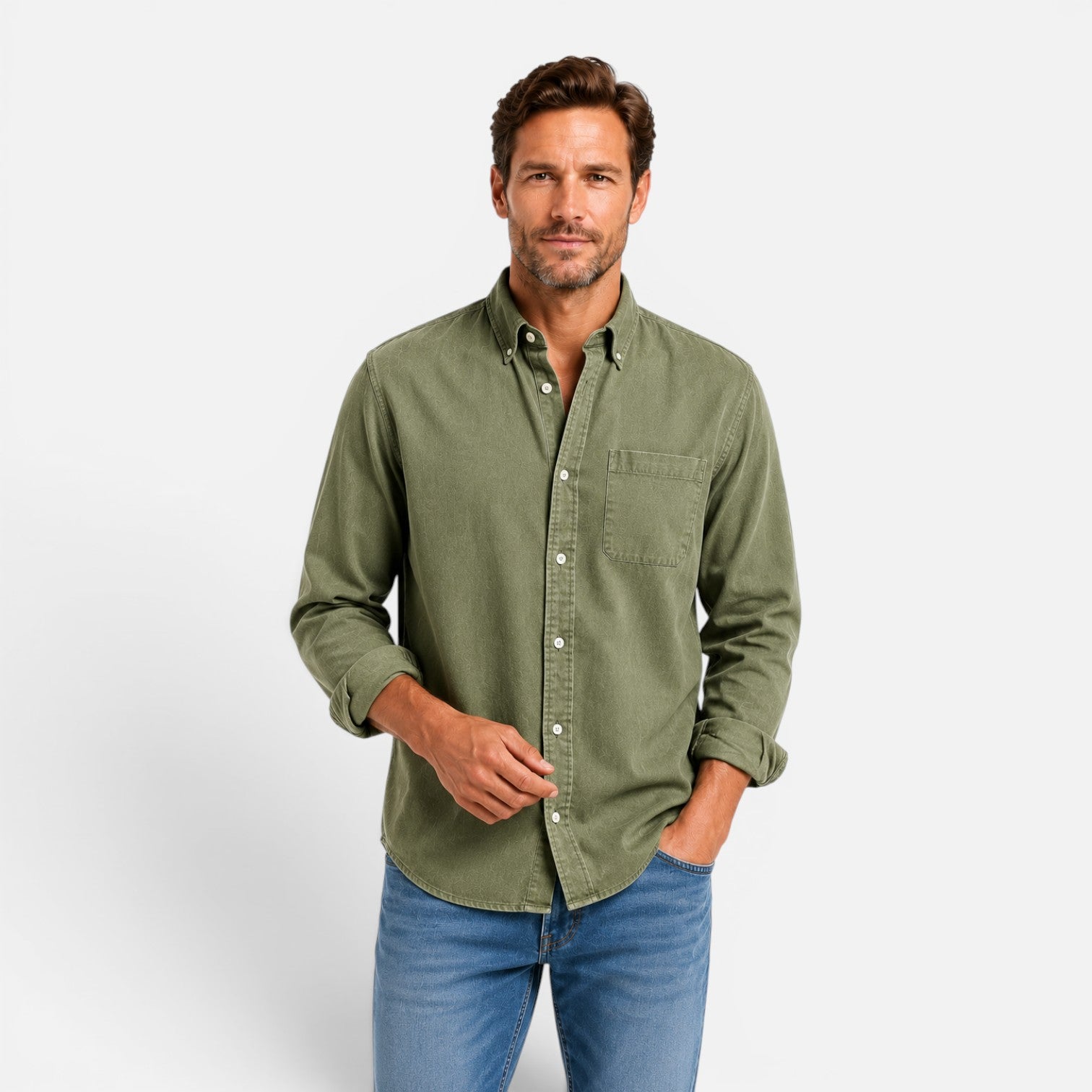Felorro | Men’s Classic Button-Up Casual Shirt
