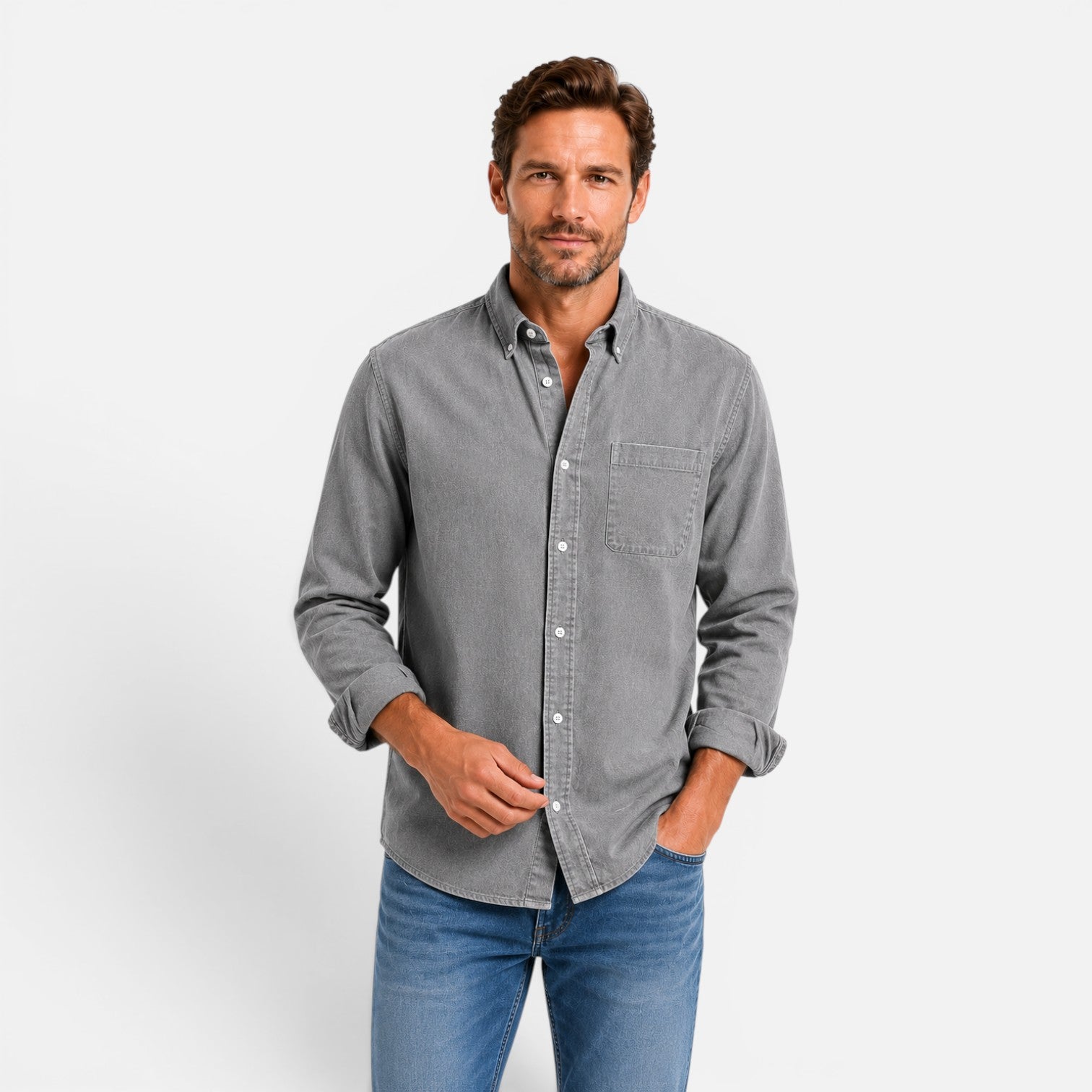 Felorro | Men’s Classic Button-Up Casual Shirt