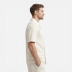 Felorro | Men’s Corduroy Shirt and Shorts Set Casual Summer Outfit