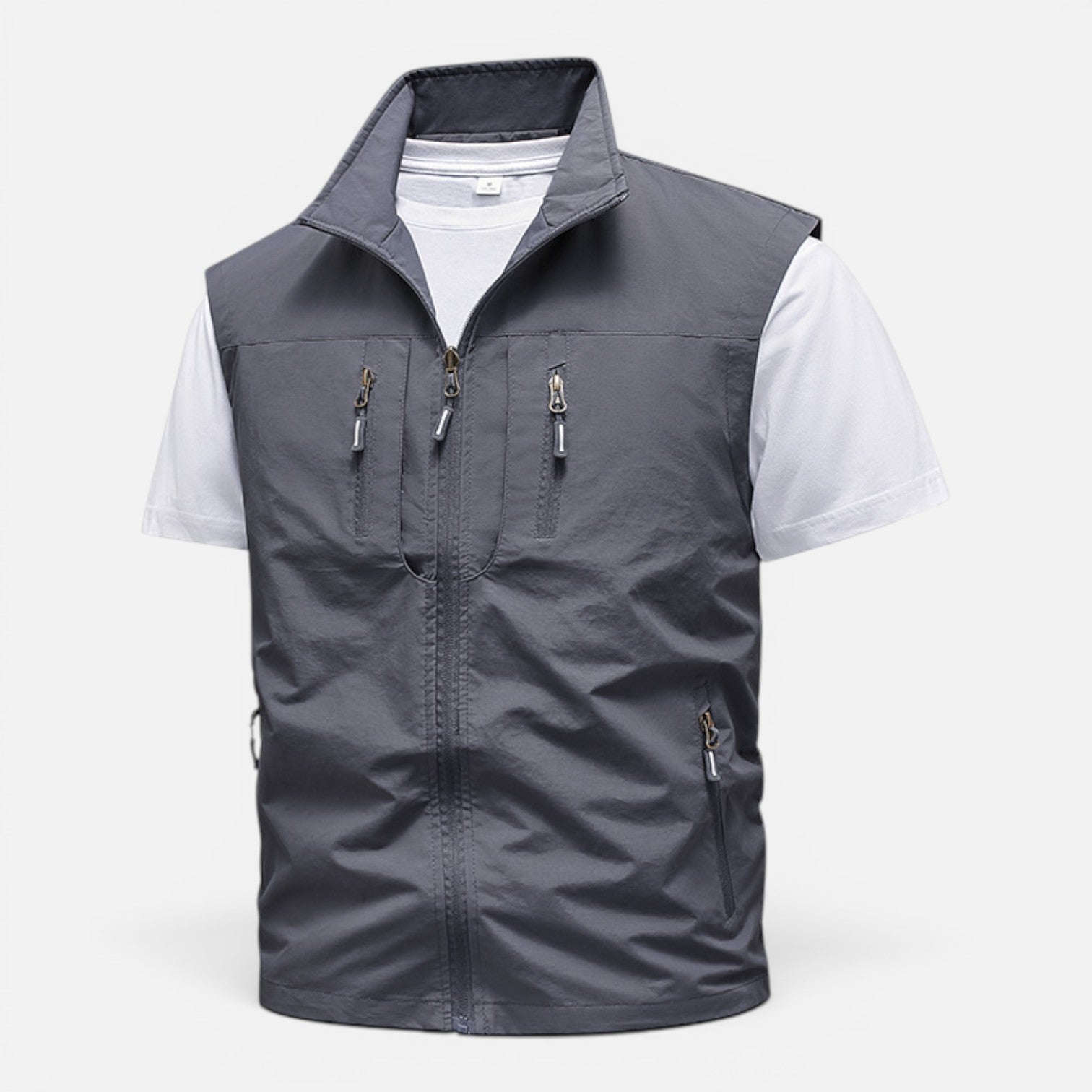 Men's Lightweight Multi-Pocket Utility Gilet