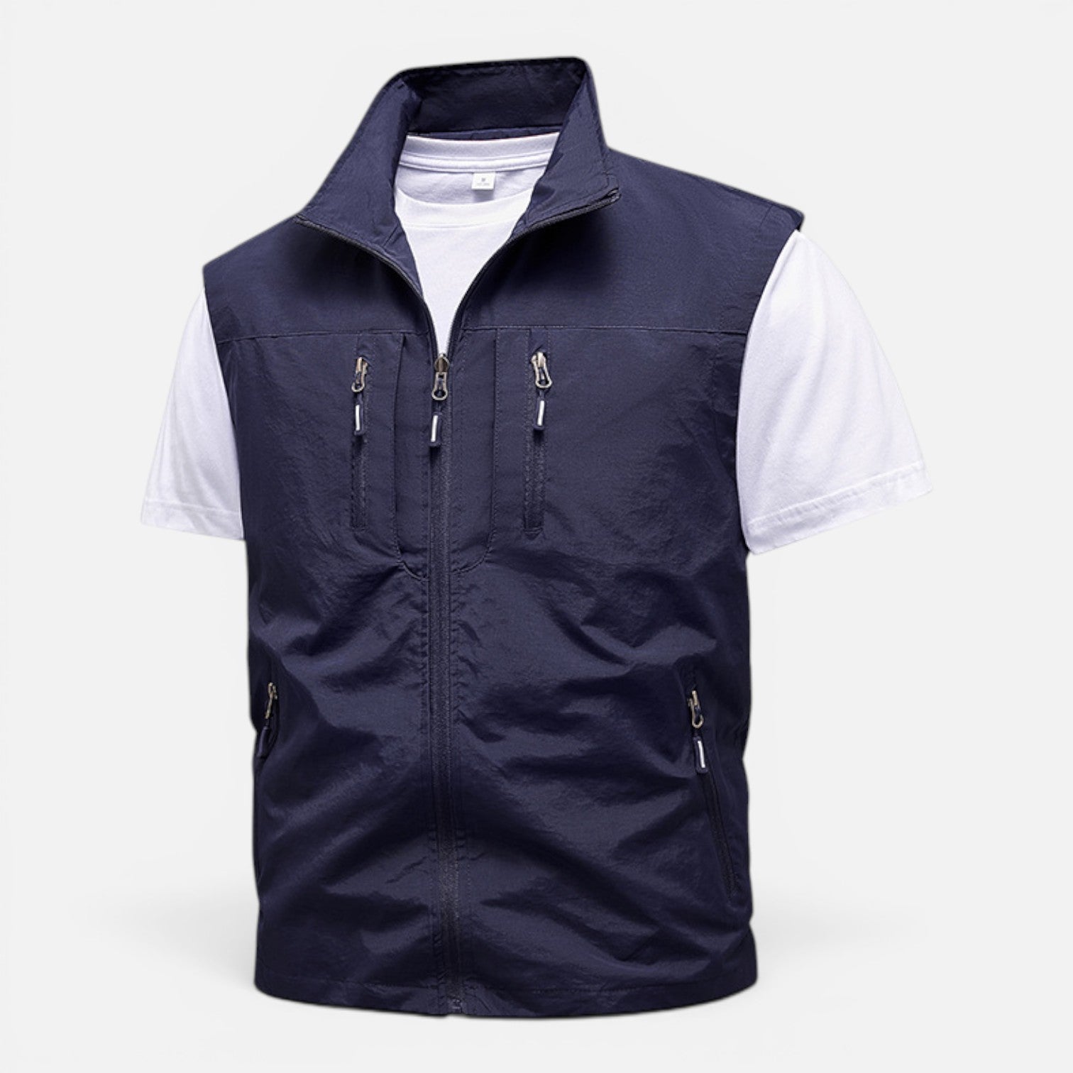 Men's Lightweight Multi-Pocket Utility Gilet