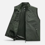 Men's Lightweight Multi-Pocket Utility Gilet