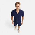 Felorro | Men’s Shirt and Shorts Set Breathable Summer Co-Ord