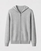 Men’s Merino Wool Zip-Up Hoodie – Lightweight Knit