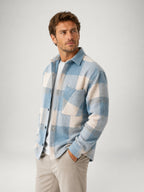 Men's Plaid Flannel Shirt – Long Sleeve Casual Overshirt
