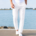 Felorro | Men’s Slim Fit Drawstring Trousers Lightweight Summer Pants