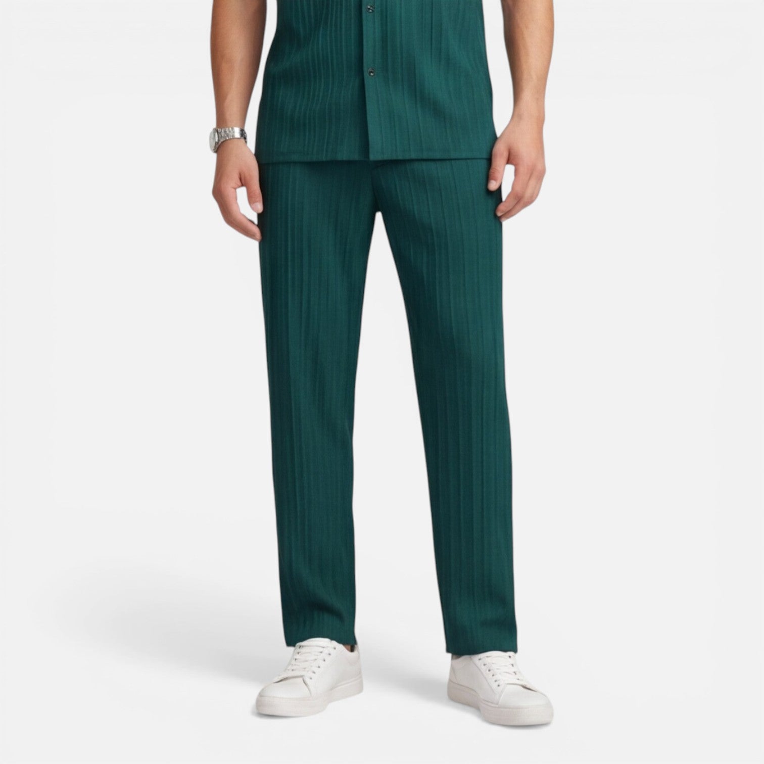 Felorro | Men’s Lightweight Co-Ord Set Short Sleeve Shirt and Trousers