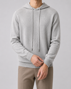 Men’s Wool Hoodie – Soft Knit Pullover