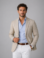 Men’s Tailored Knit Blazer for Smart Casual Wear