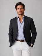 Men’s Tailored Knit Blazer for Smart Casual Wear
