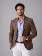 Men’s Tailored Knit Blazer for Smart Casual Wear